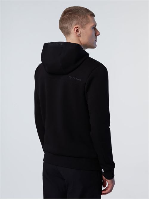 HOODED FULL ZIP SWEATSHIRT W/LOGO NORTH SAILS | 691267/999